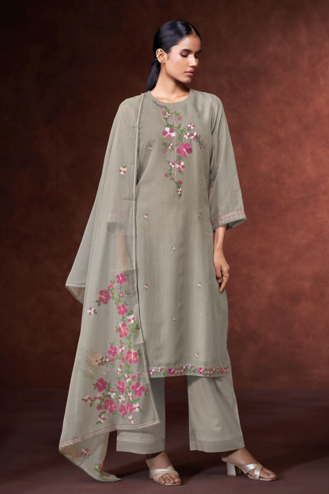 Ganga Fashion Keterine S4799 Pure Kota Ladies Suit S4799-C