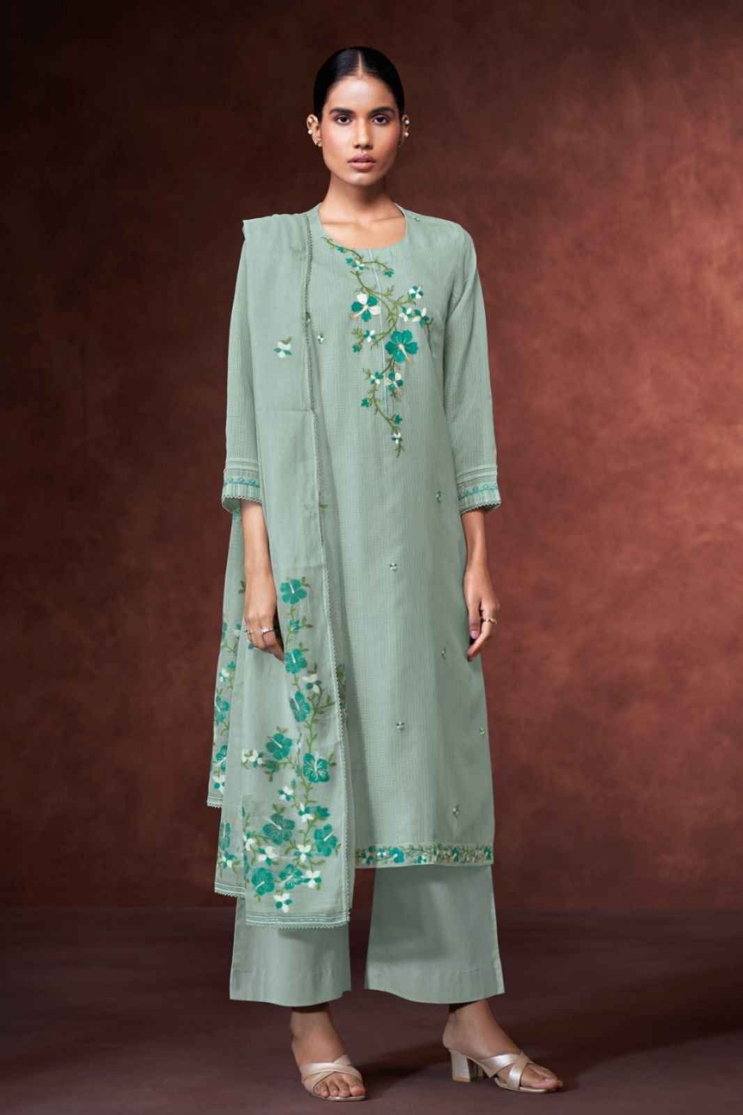 Ganga Fashion Keterine S4799 Pure Kota Ladies Suit S4799-D