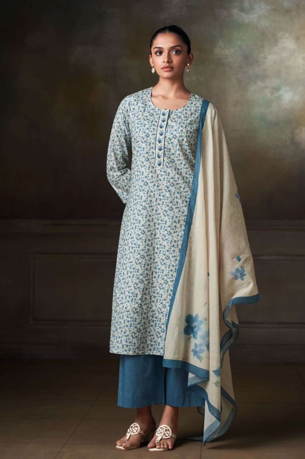 Ganga Fashion Ketzia S4786 Premium Cotton Suit S4786-C
