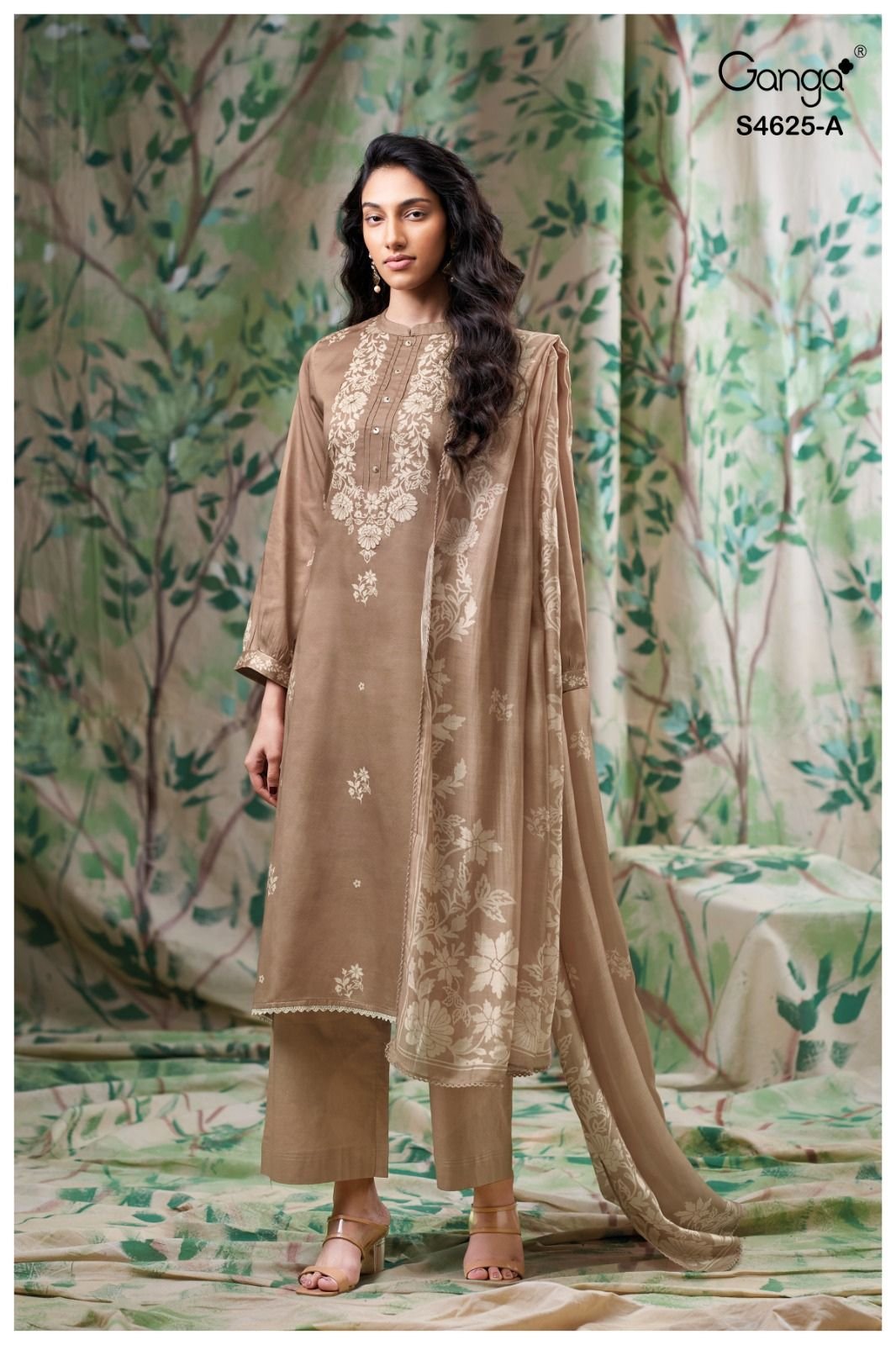 Ganga Fashion Kynna S4625 Premium Cotton Suit S4625-A