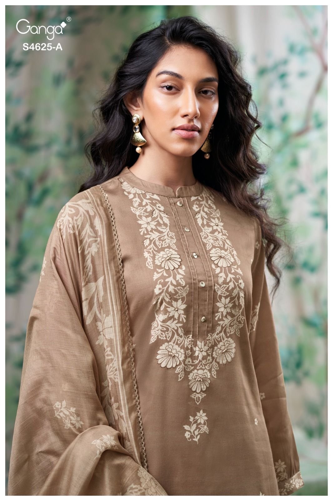 Ganga Fashion Kynna S4625 Premium Cotton Suit S4625-A