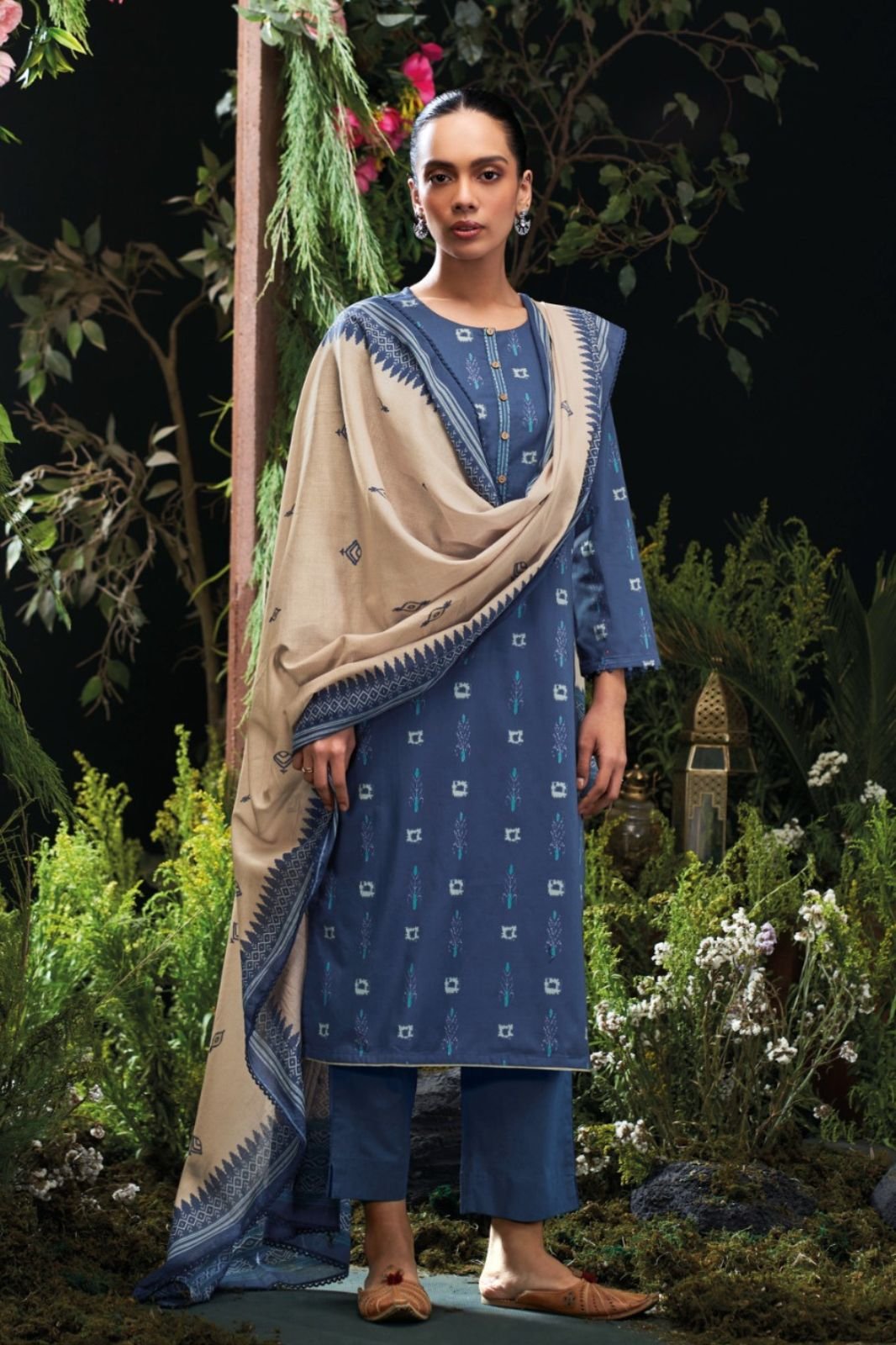 Netra Exclusive Kristi Pure Cotton Ladies Suit NE-C 2145 D