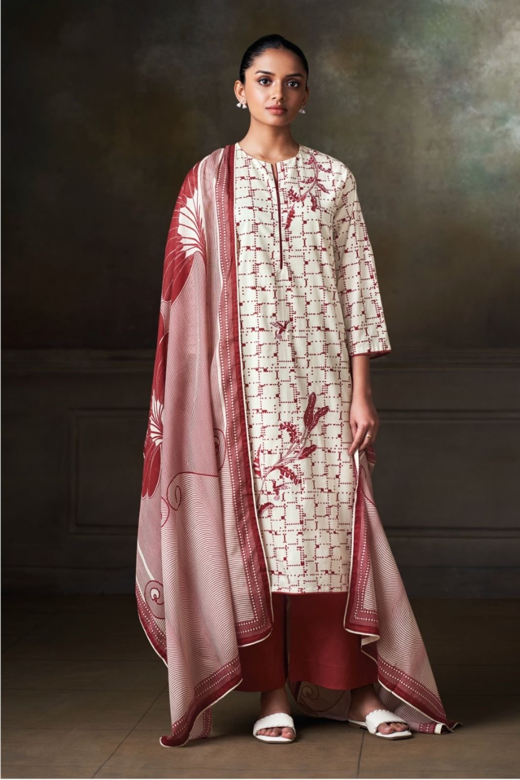 Ganga Fashion Rivena S4896 Premium Cotton Suit S4896-A