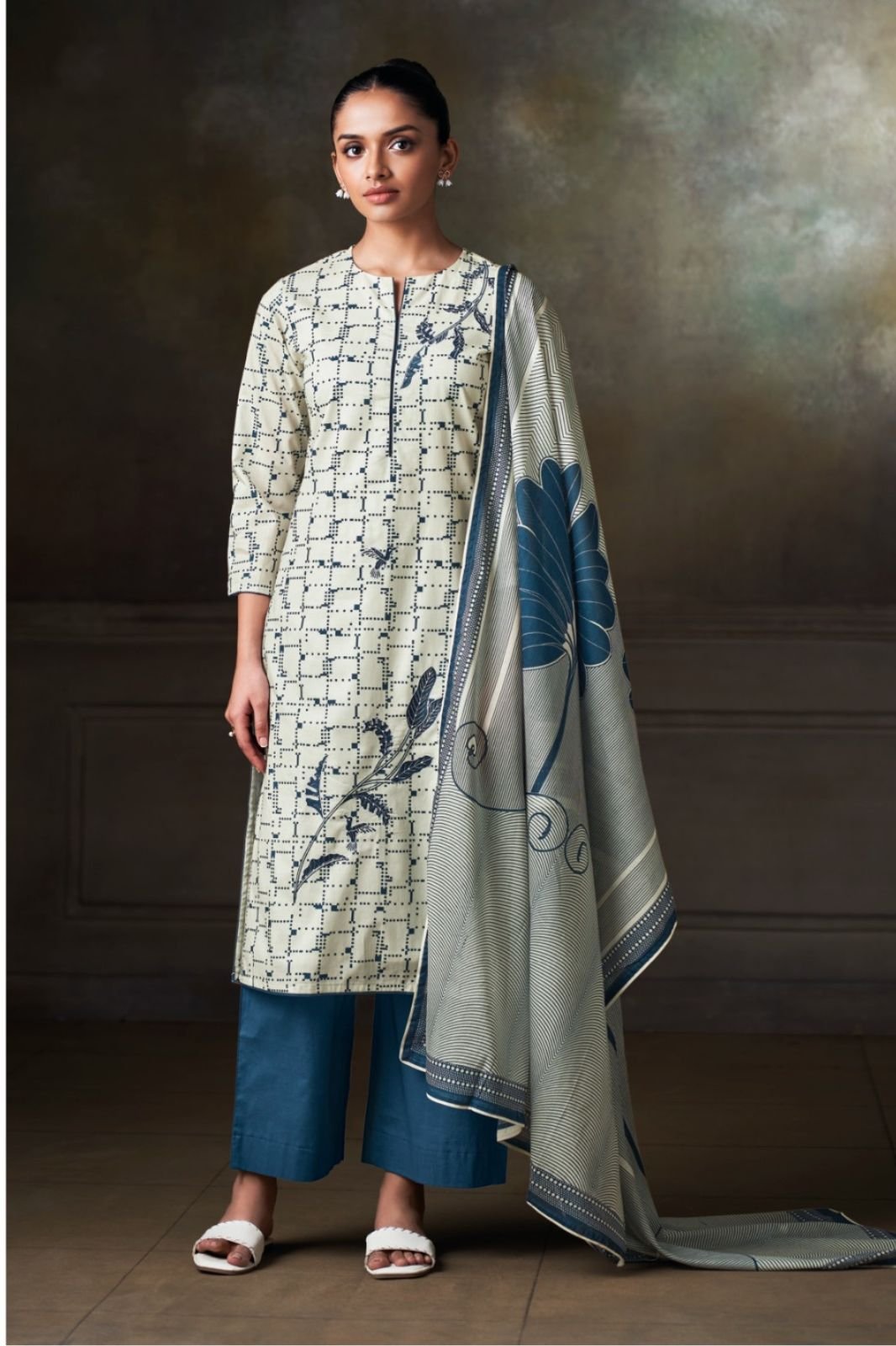 Ganga Fashion Rivena S4896 Premium Cotton Suit S4896-B