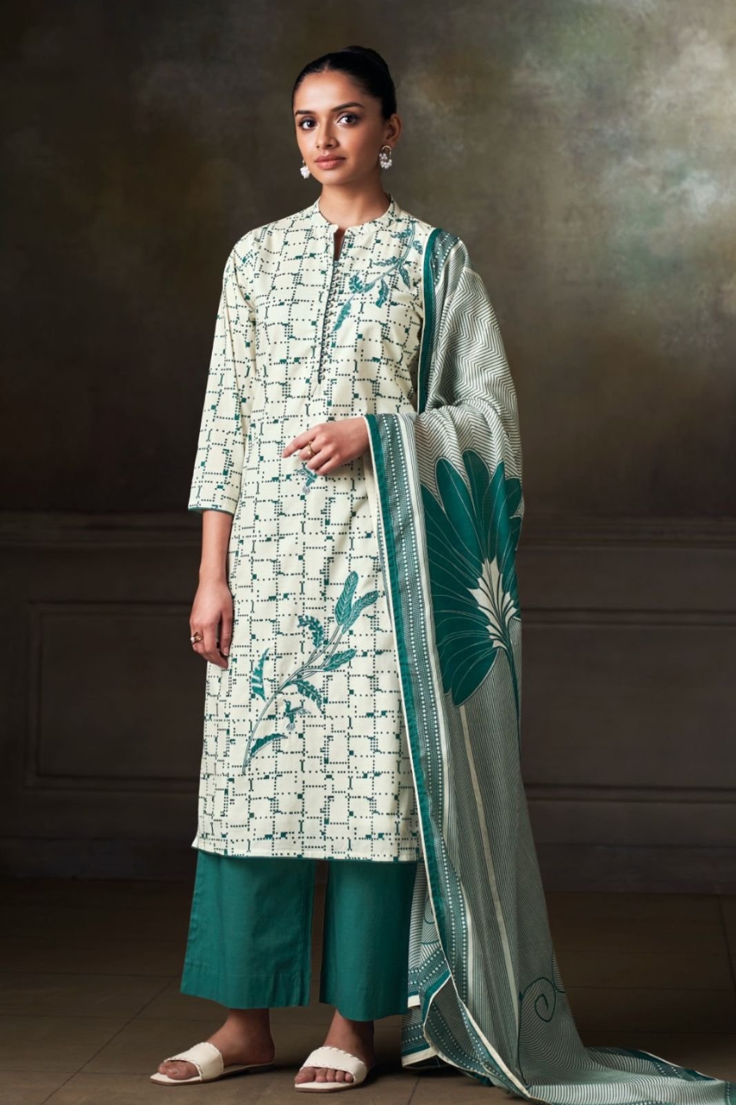 Ganga Fashion Rivena S4896 Premium Cotton Suit S4896-D