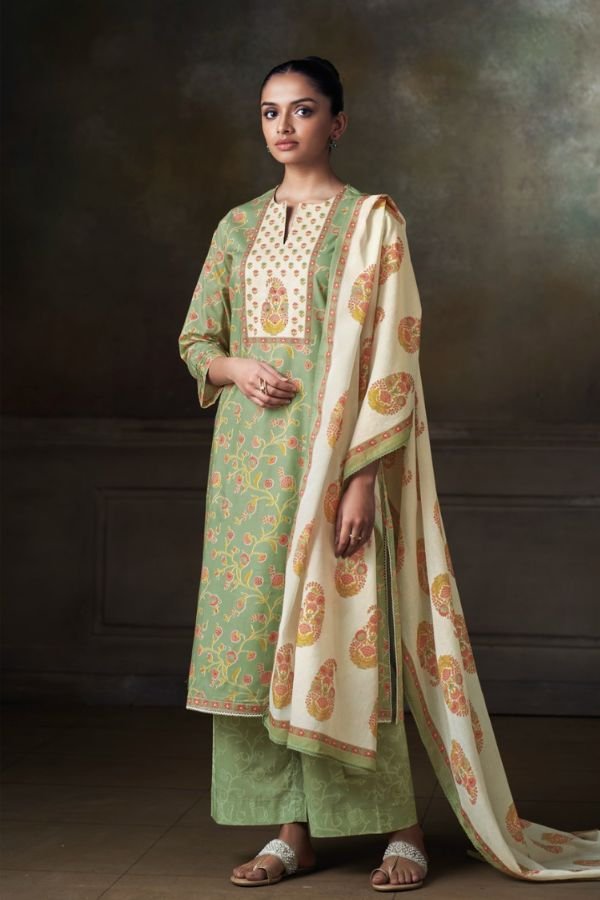 Ganga Fashion Tersia S4960 Premium Cotton Suit S4960-A