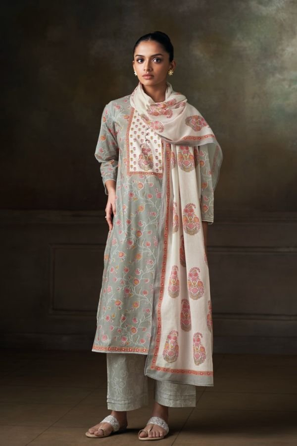 Ganga Fashion Tersia S4960 Premium Cotton Suit S4960-B