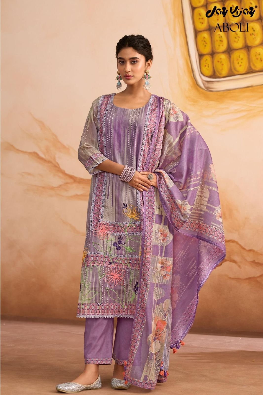 Jay Vijay Prints Aboli 2 Premium Mal Cotton Suit 3281-C