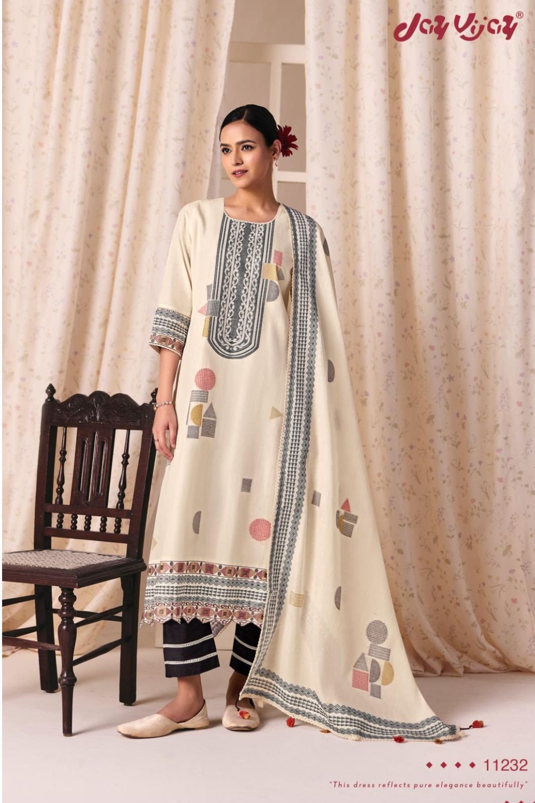 Jay Vijay Prints Classic Vibes Premium Cotton Suit 11232