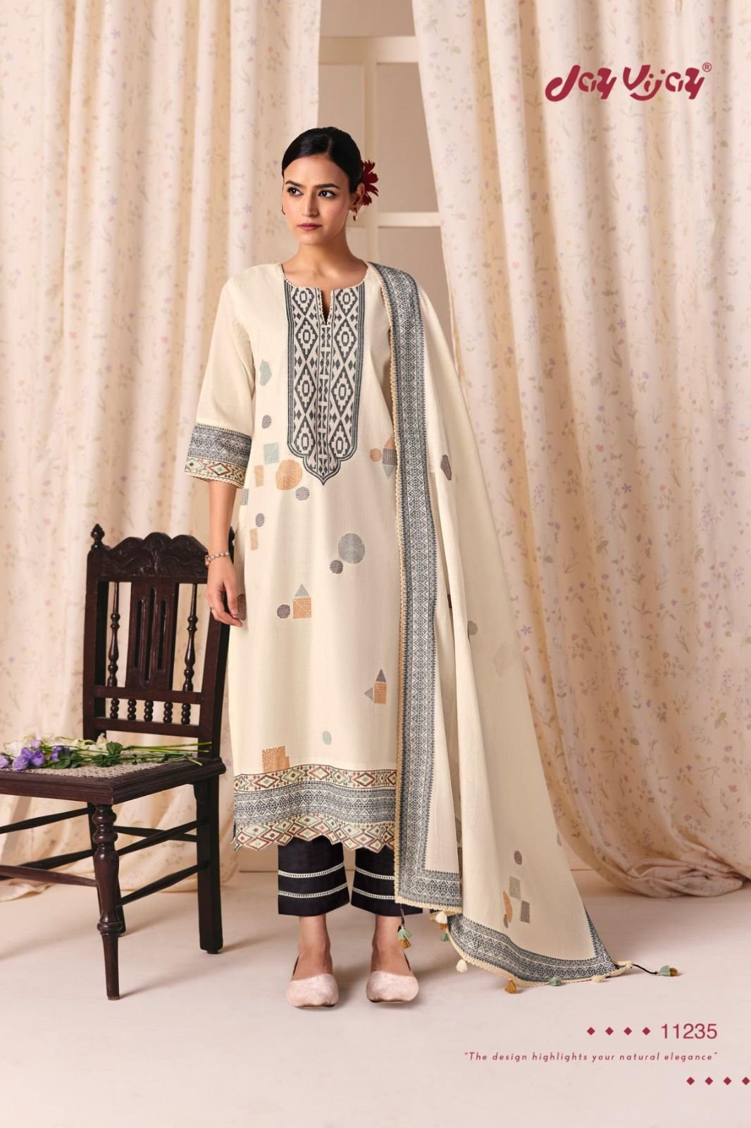 Jay Vijay Prints Classic Vibes Premium Cotton Suit 11235