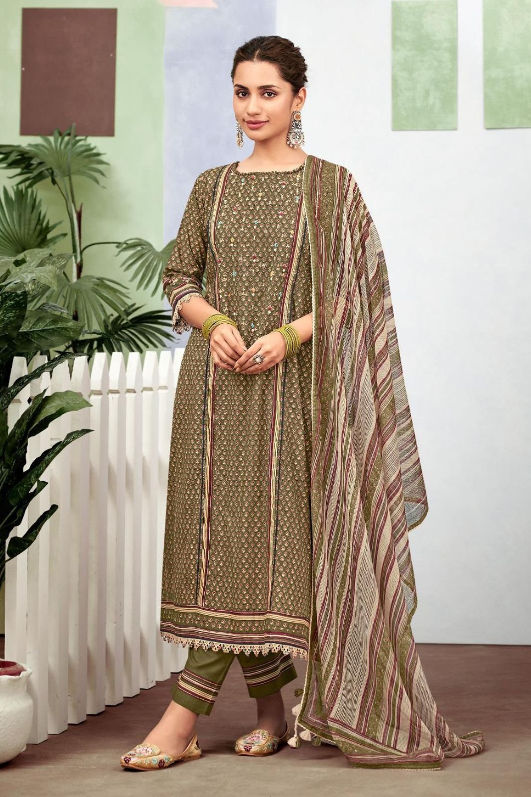 Jay Vijay Prints Dil Daar Premium Cotton Ladies Suit 11111