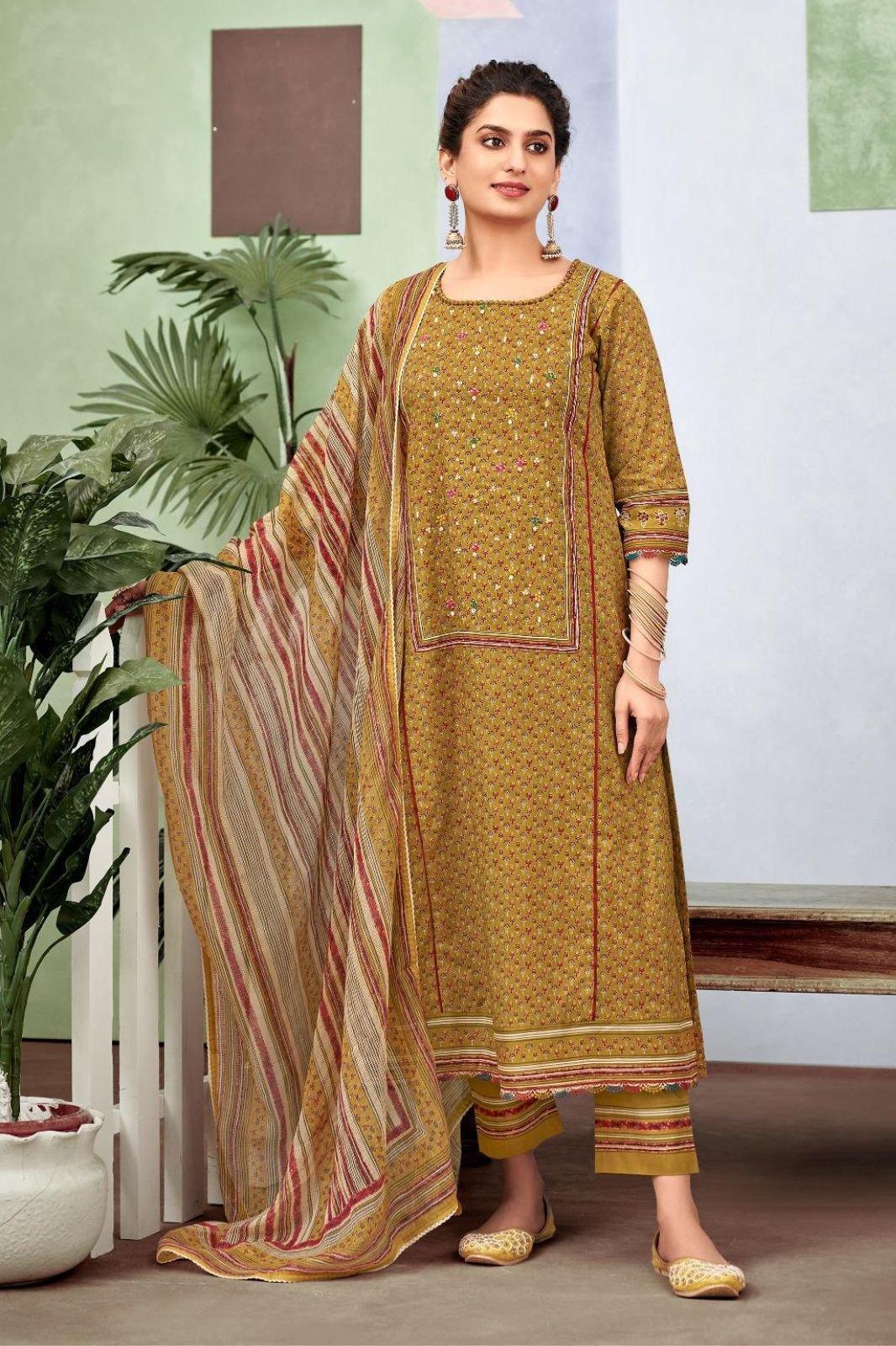Jay Vijay Prints Dil Daar Premium Cotton Ladies Suit 11113