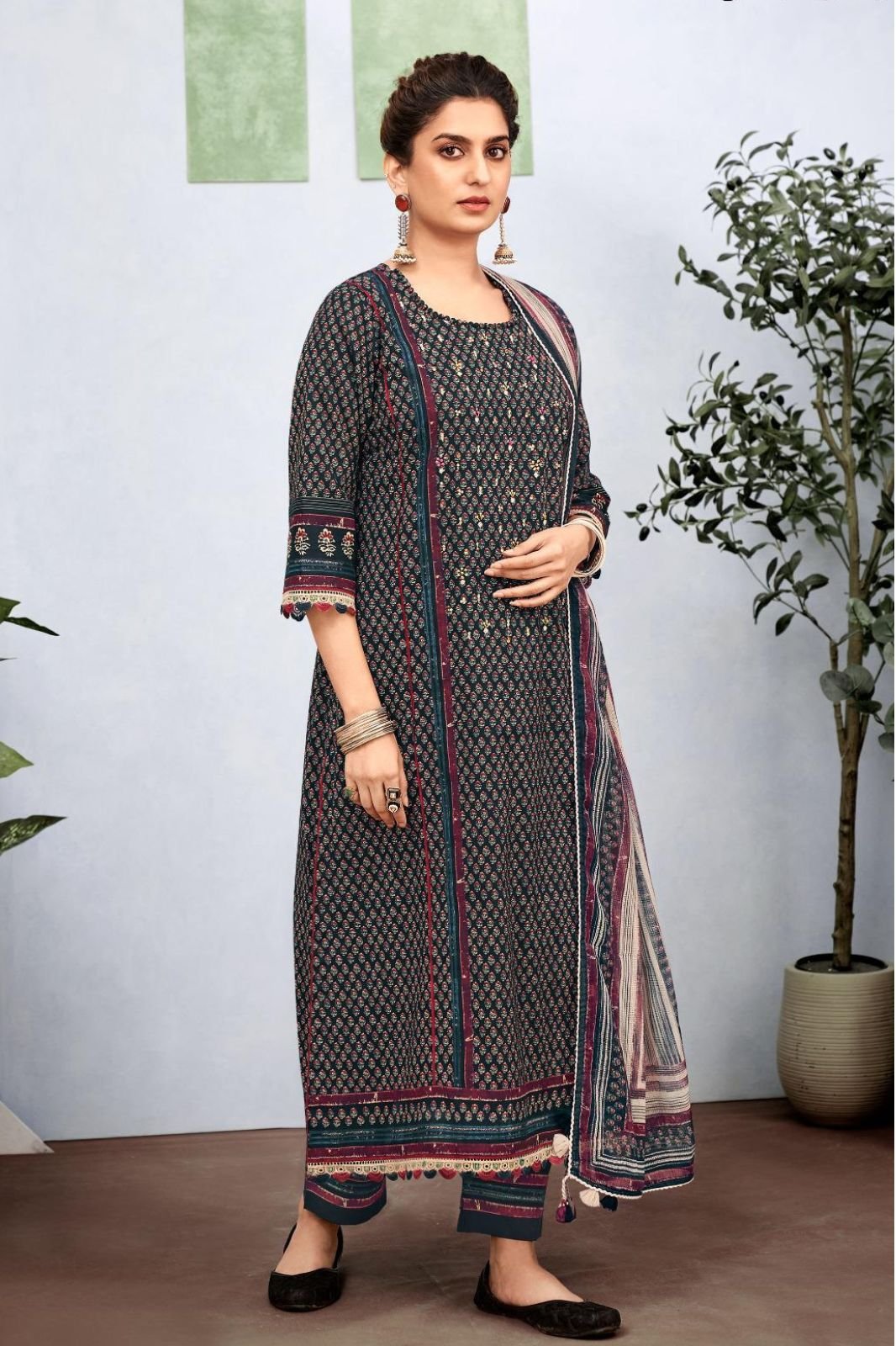 Jay Vijay Prints Dil Daar Premium Cotton Ladies Suit 11115