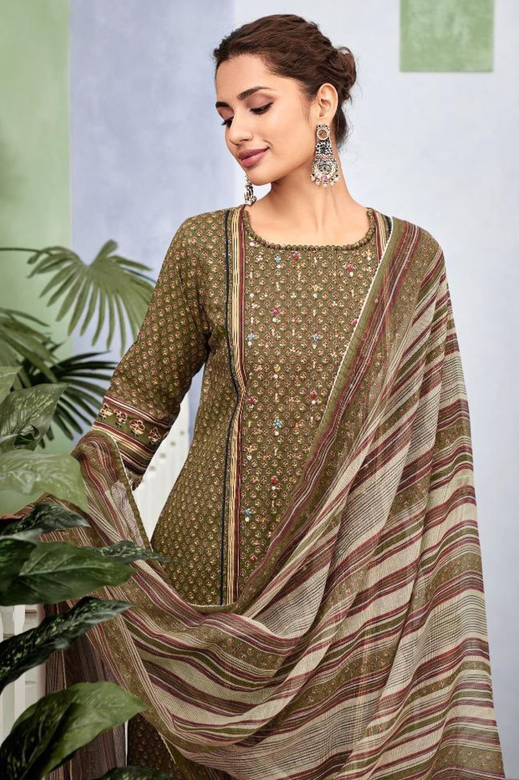 Jay Vijay Prints Dil Daar Premium Cotton Ladies Suit 11111