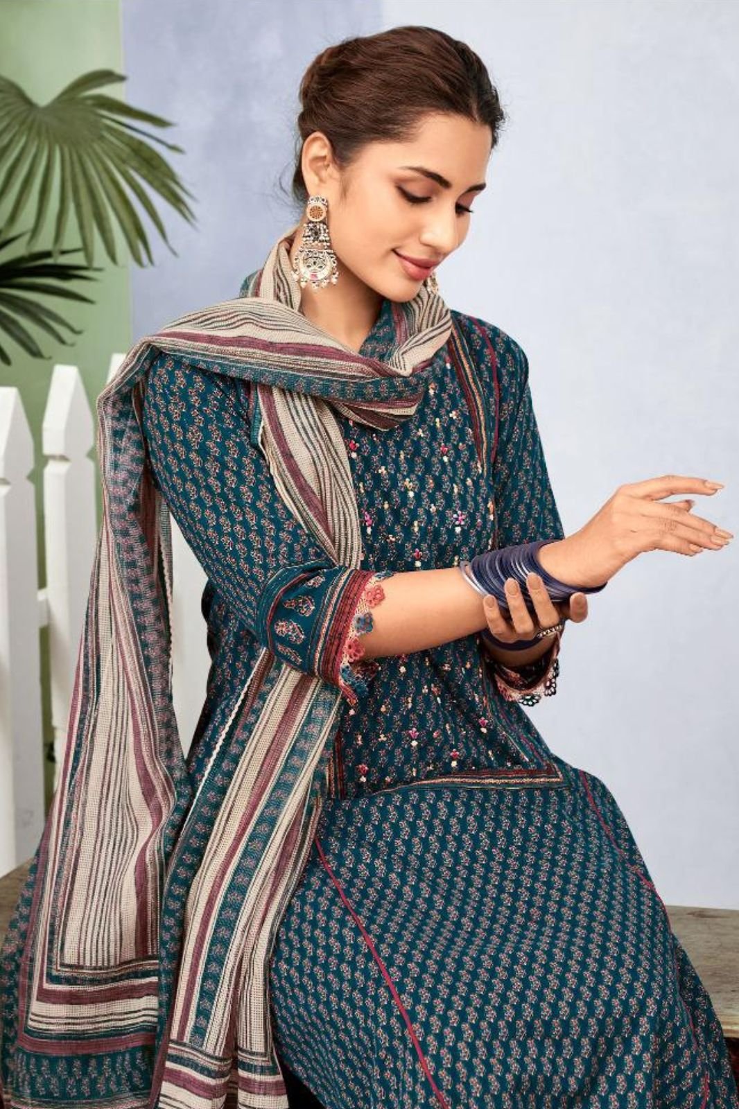 Jay Vijay Prints Dil Daar Premium Cotton Ladies Suit 11112