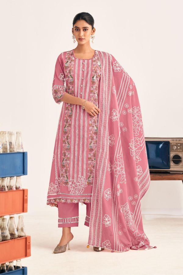 Jay Vijay Prints Goti Soda Pure Mal Mal Cotton Suit 10931