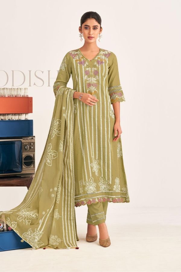 Jay Vijay Prints Goti Soda Pure Mal Mal Cotton Suit 10932