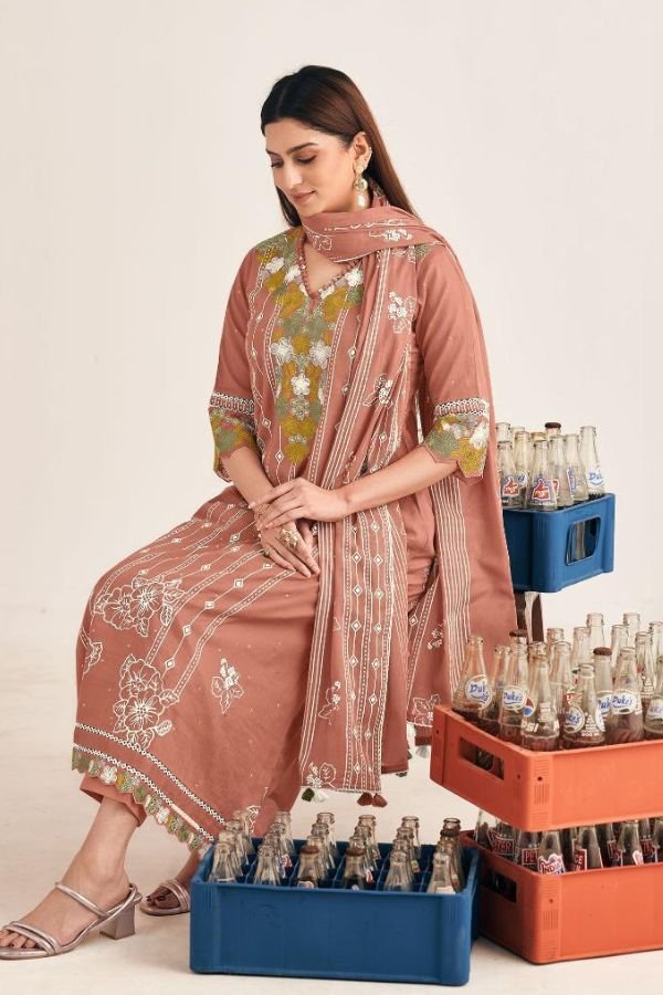 Jay Vijay Prints Goti Soda Pure Mal Mal Cotton Suit 10933