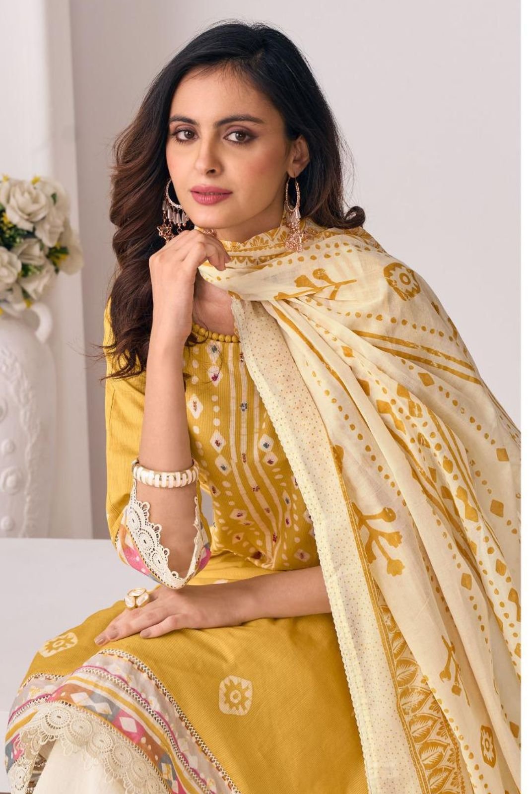 Jay Vijay Prints Ishreen 3280 Pure Cotton Ladies Suit 3280-B