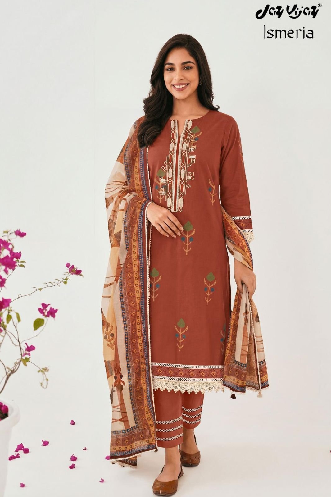 Jay Vijay Prints Ismeria Premium Cotton Suit 3298-C