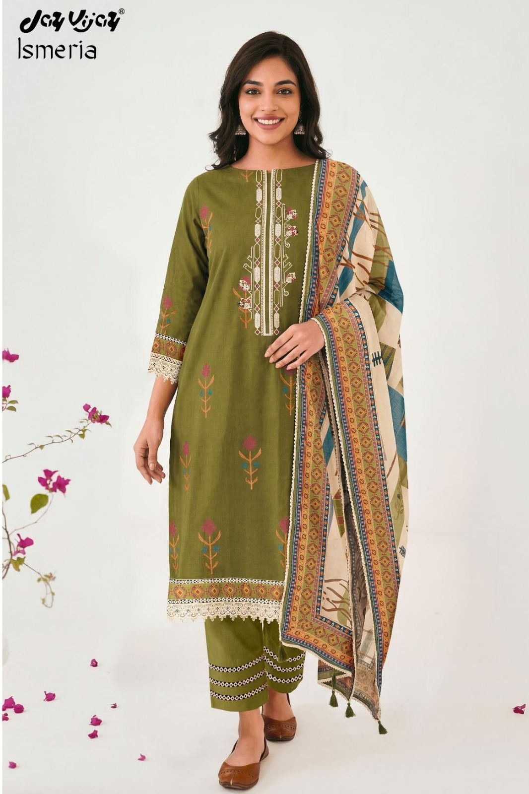 Jay Vijay Prints Ismeria Premium Cotton Suit 3298-D