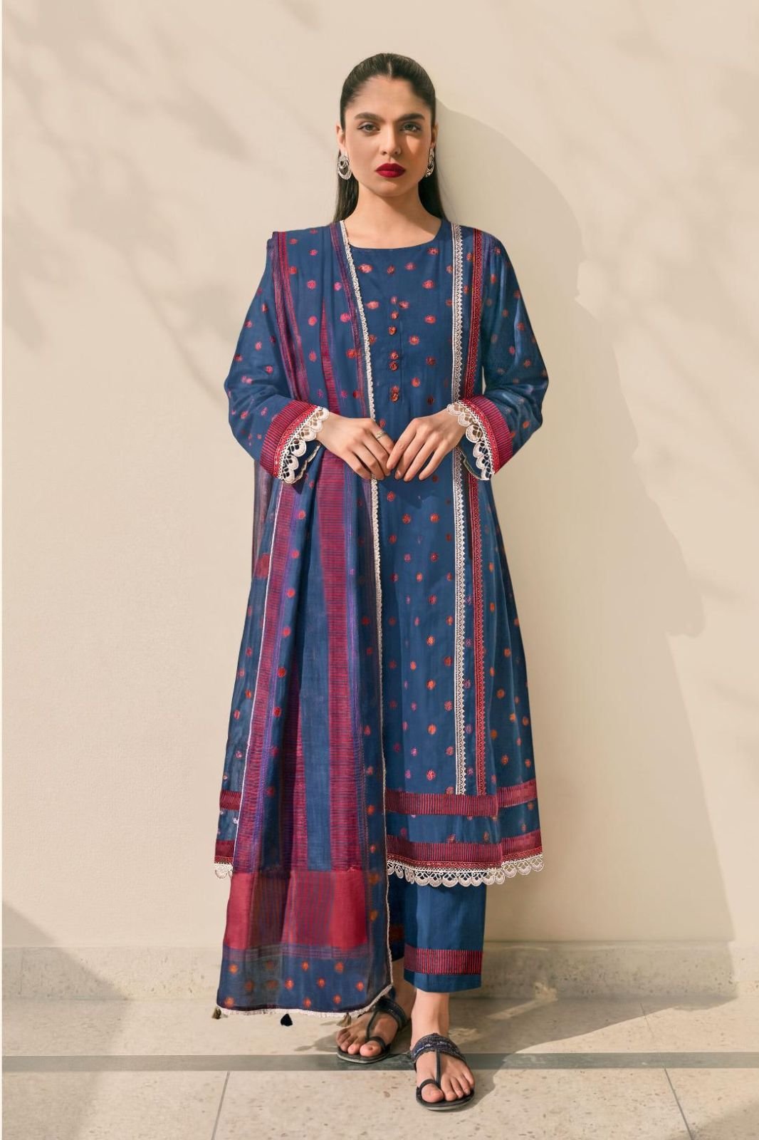 Jay Vijay Prints Soraya Premium Cotton Suit 3300-D