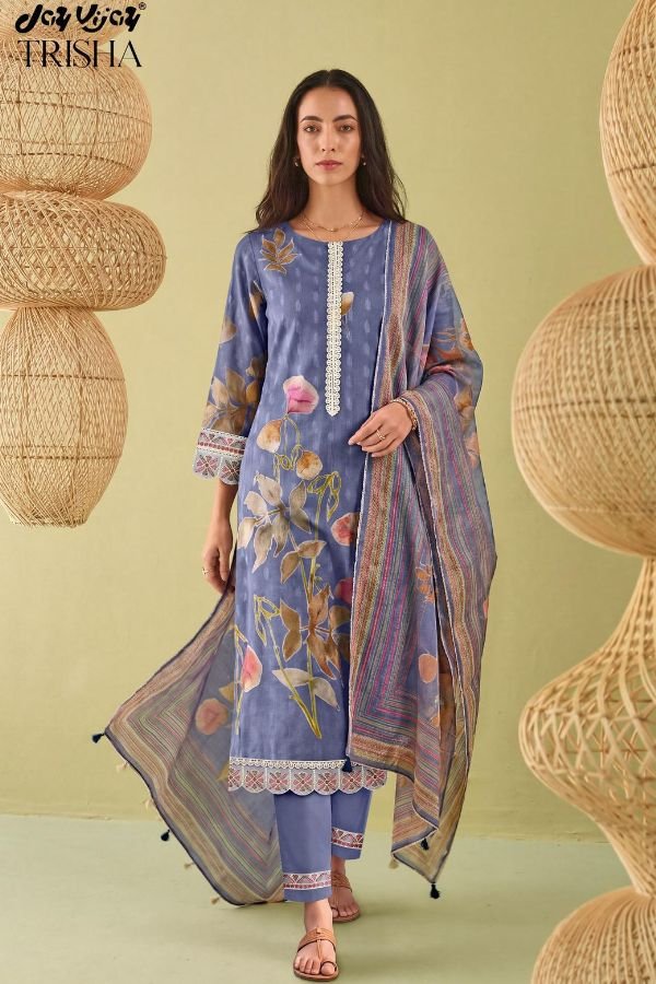 Jay Vijay Prints Trisha Premium Cotton Ladies Suit 3302-A