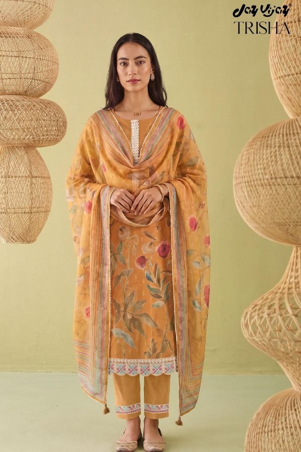 Jay Vijay Prints Trisha Premium Cotton Ladies Suit 3302-B