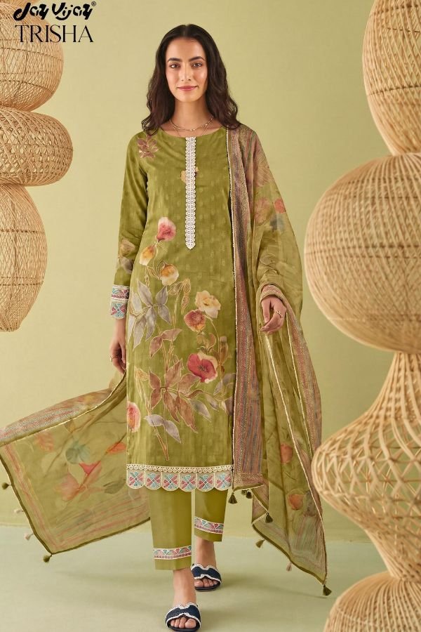 Jay Vijay Prints Trisha Premium Cotton Ladies Suit 3302-D