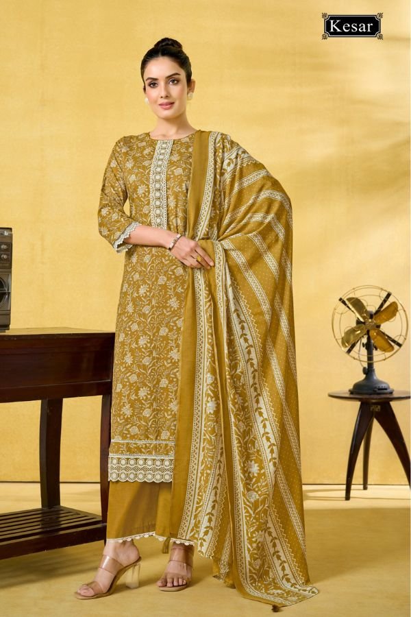 Kesar Karachi Aarna Pure Lawn Cotton Suit 1003