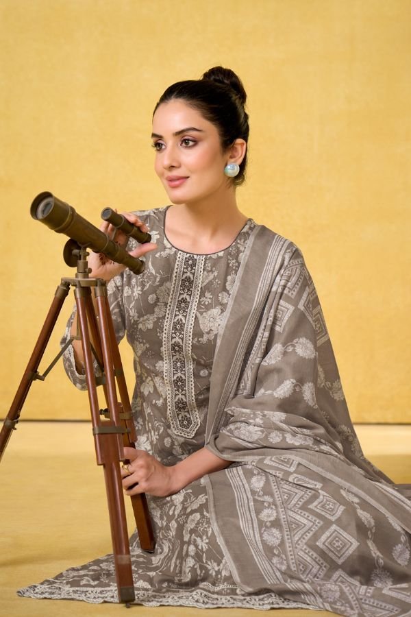 Kesar Karachi Aarna Pure Lawn Cotton Suit 1006