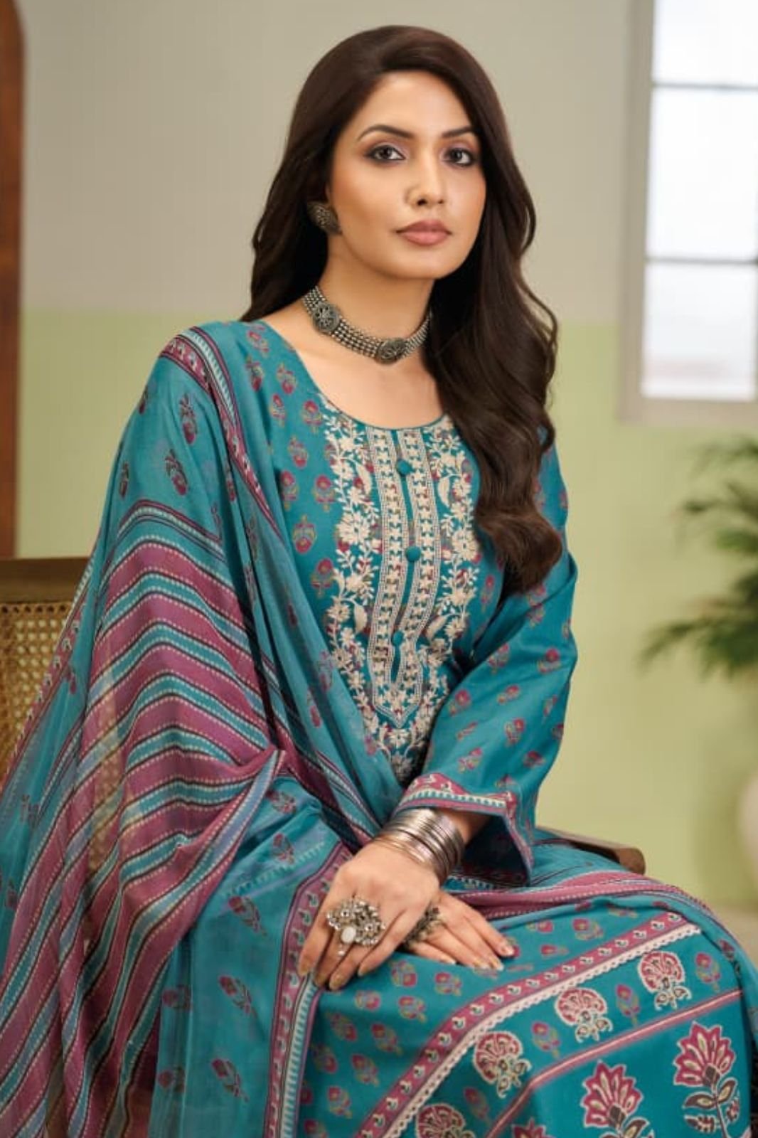 Kilory Trends Rangmanch Pure Lawn Cotton Ladies Suit 2591