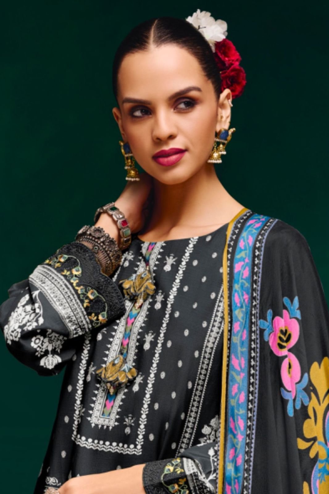 Kimora Fashion Heer Bazaar Muslin Salwar Suit 9943 A
