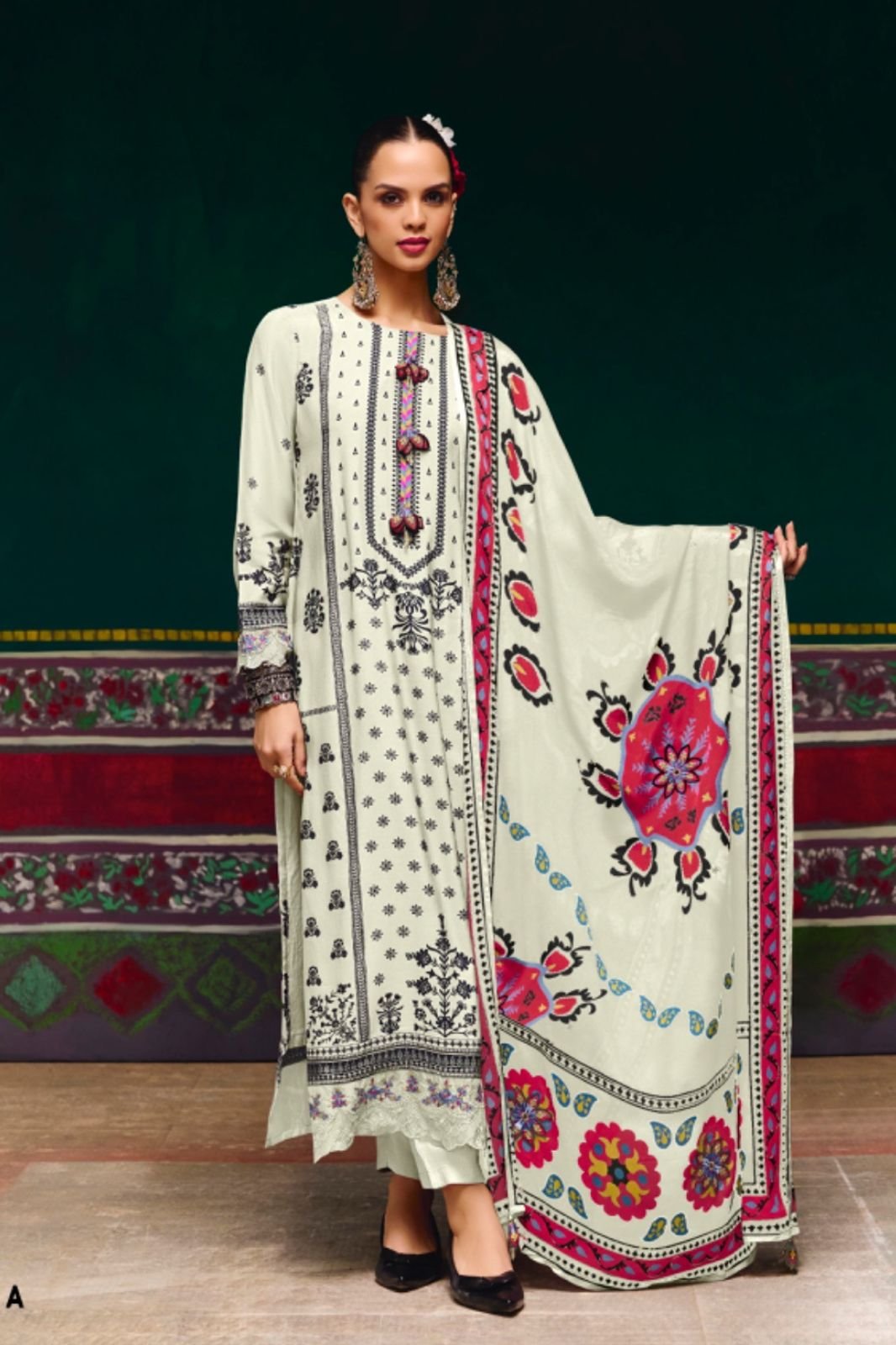 Kimora Fashion Heer Bazaar Muslin Salwar Suit 9941 A
