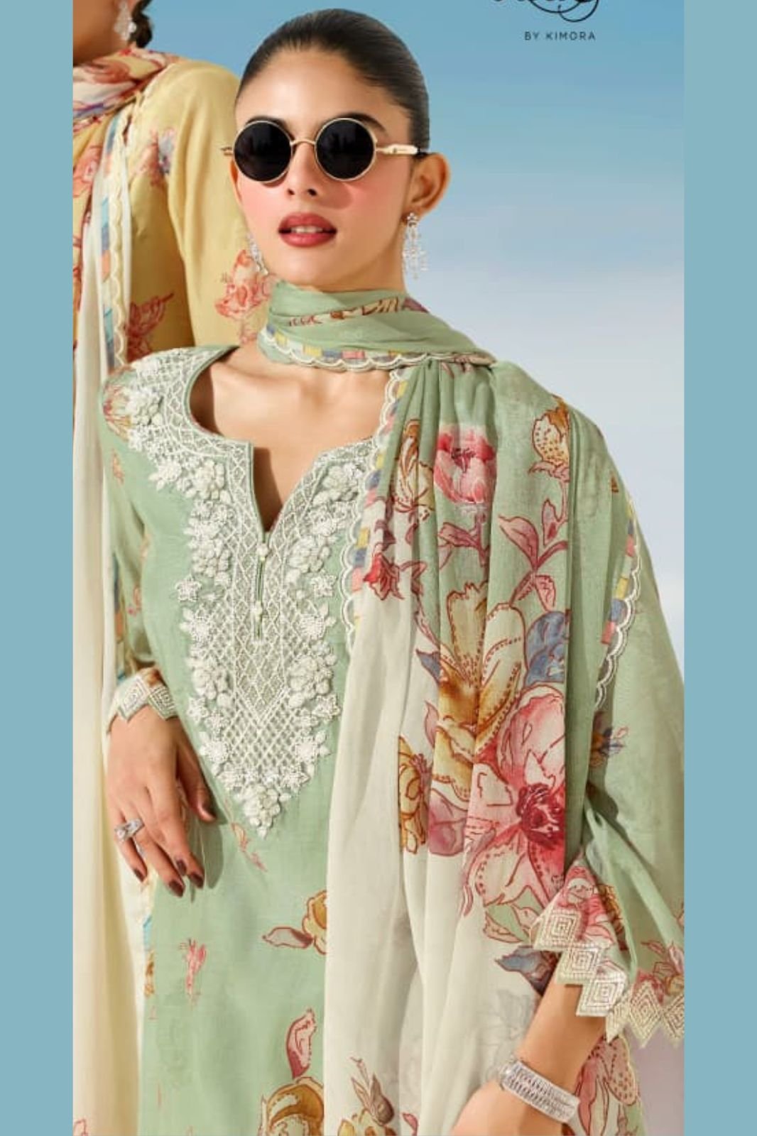 Kimora Fashion Heer Marina Pure Muslin Salwar Suit H-0033