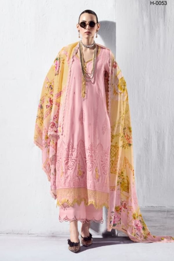 Kimora Fashion Heer Stardom Pure Cotton Lawn Salwar Suit H-0053