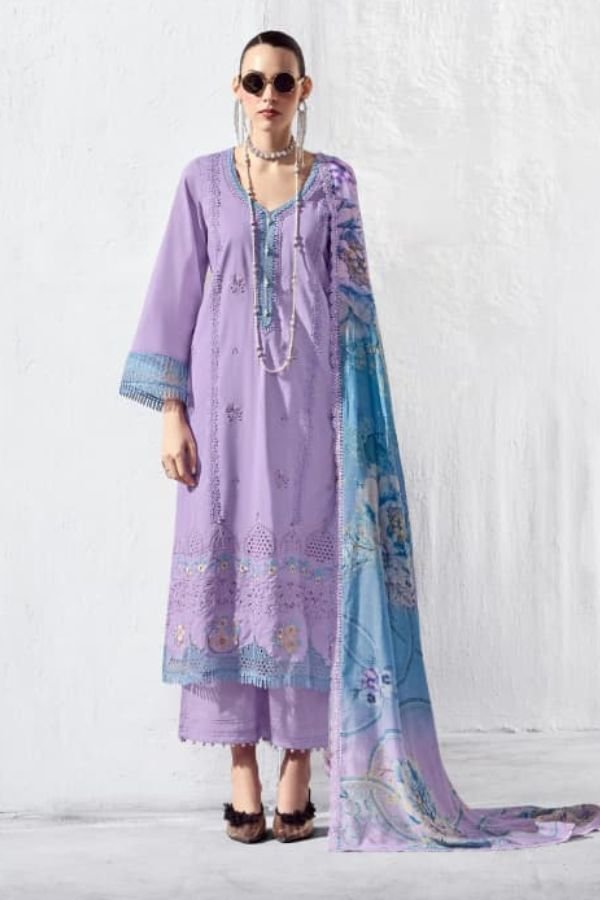 Kimora Fashion Heer Stardom Pure Cotton Lawn Salwar Suit H-0054