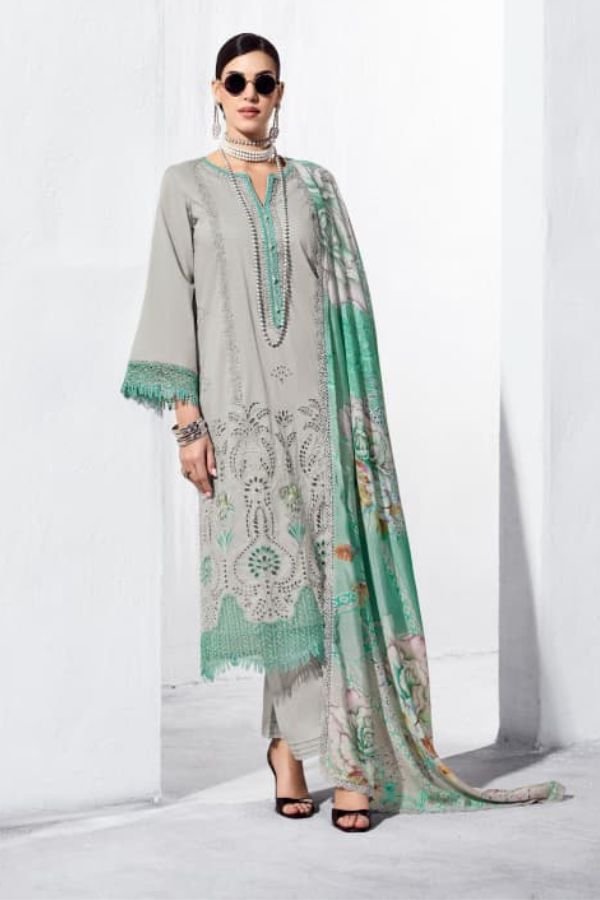 Kimora Fashion Heer Stardom Pure Cotton Lawn Salwar Suit H-0055