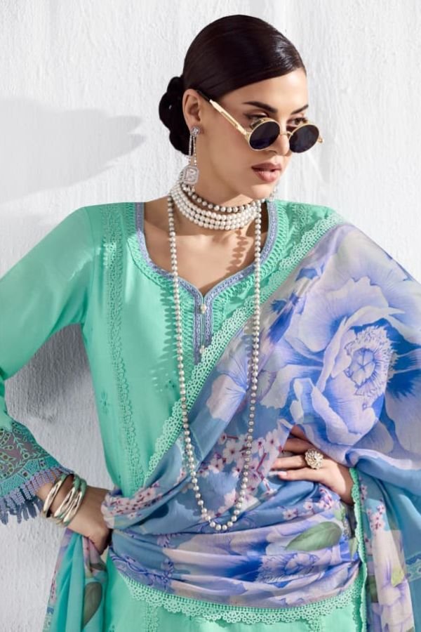 Kimora Fashion Heer Stardom Pure Cotton Lawn Salwar Suit H-0052