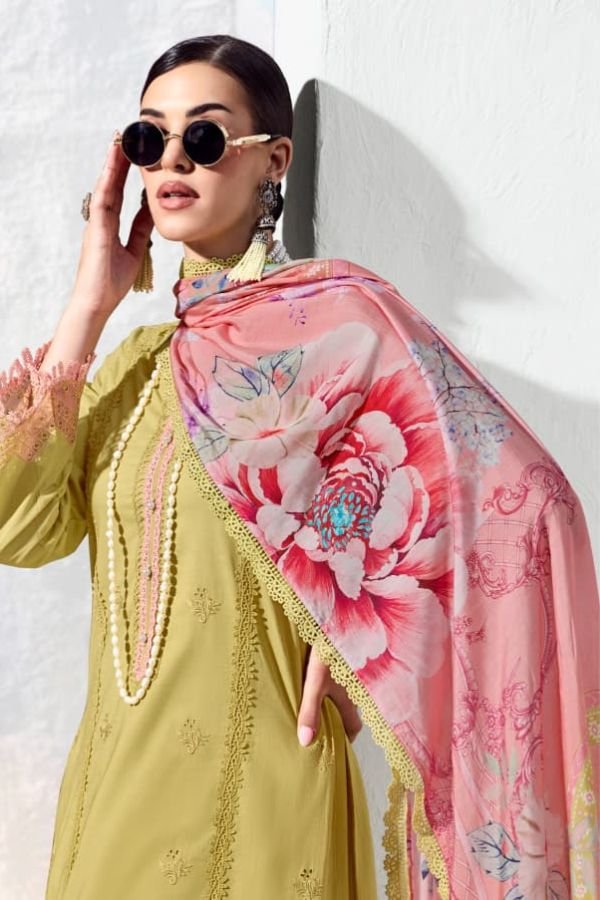 Kimora Fashion Heer Stardom Pure Cotton Lawn Salwar Suit H-0056