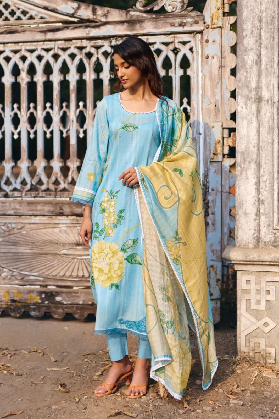 Kimora Fashion Jhilmil Pure Cotton Lawn Ladies Suit 2361