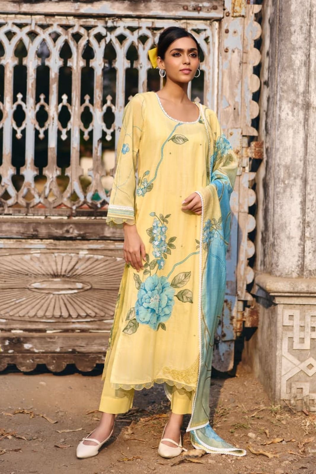 Kimora Fashion Jhilmil Pure Cotton Lawn Ladies Suit 2362