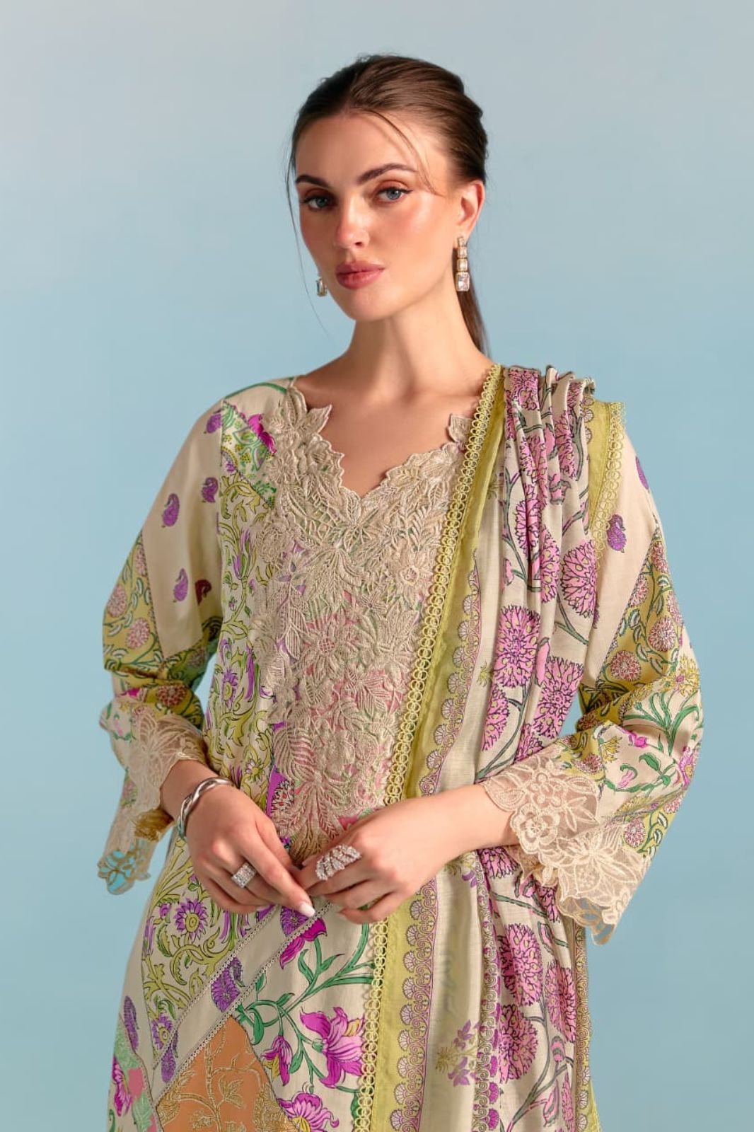 Kimora Fashion Sohni Block Pure Cotton Lawn Suit 762