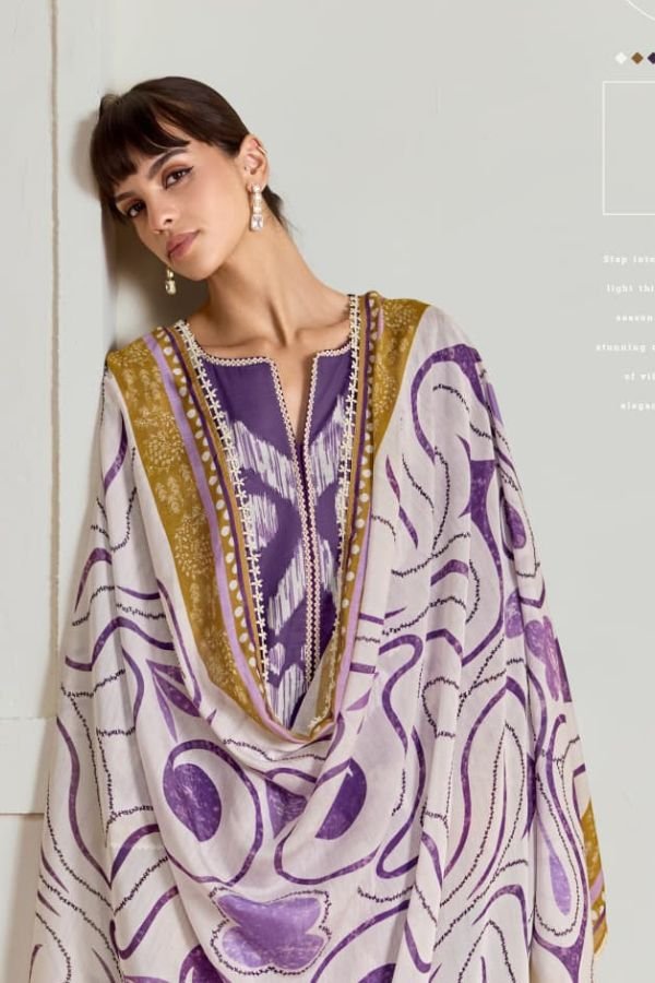 Kimora Fashion Sohni Ikat Pure Cotton Lawn Salwar Suit 842