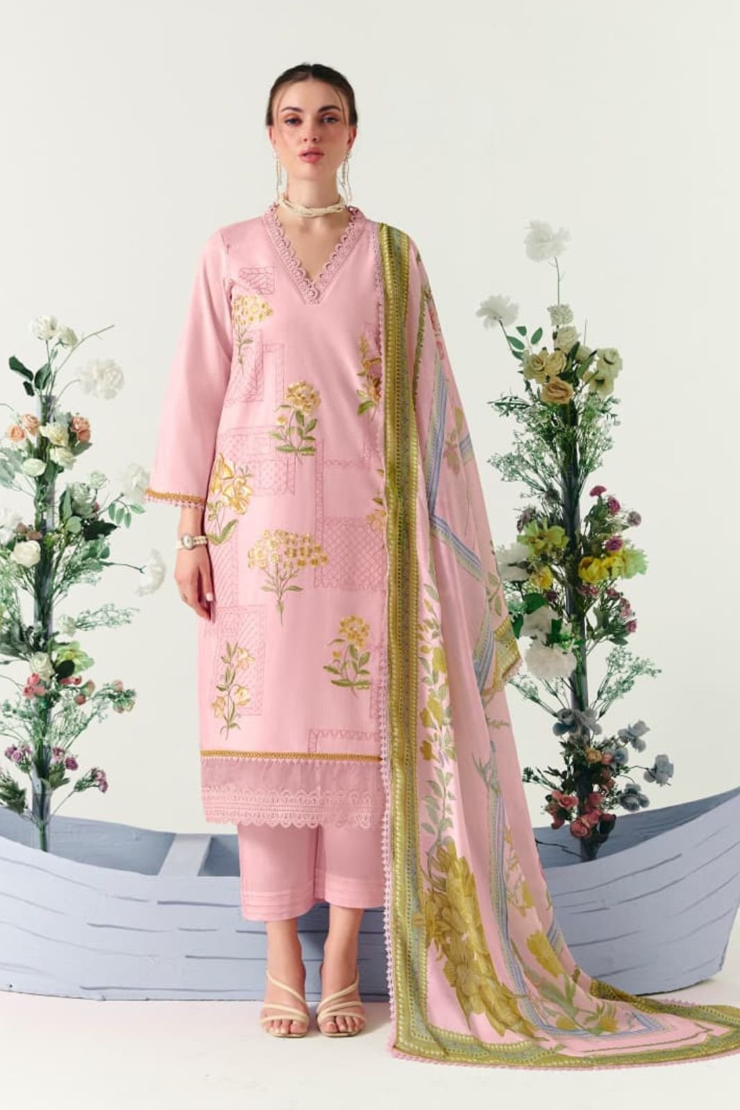 Kimora Fashion Sohni Orchid Pure Cotton Lawn Suit 791
