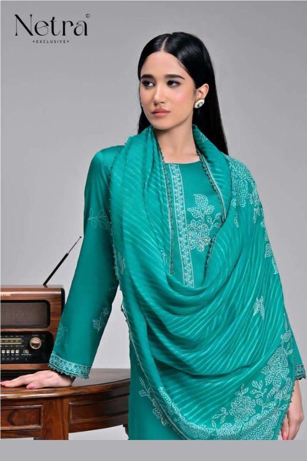 Netra Exclusive Aabha Premium Pure Cotton Suit NE-C 1231 B