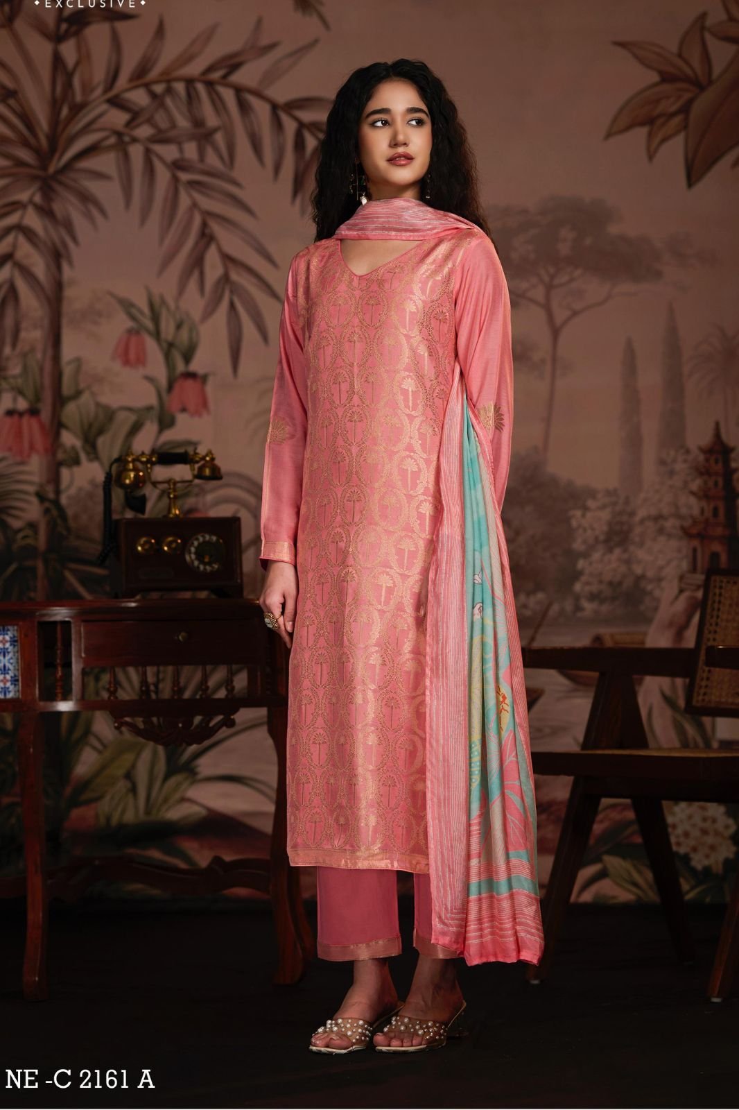 Netra Exclusive Aarna Supreme Pure Muslin Suit NE-C 2161 A