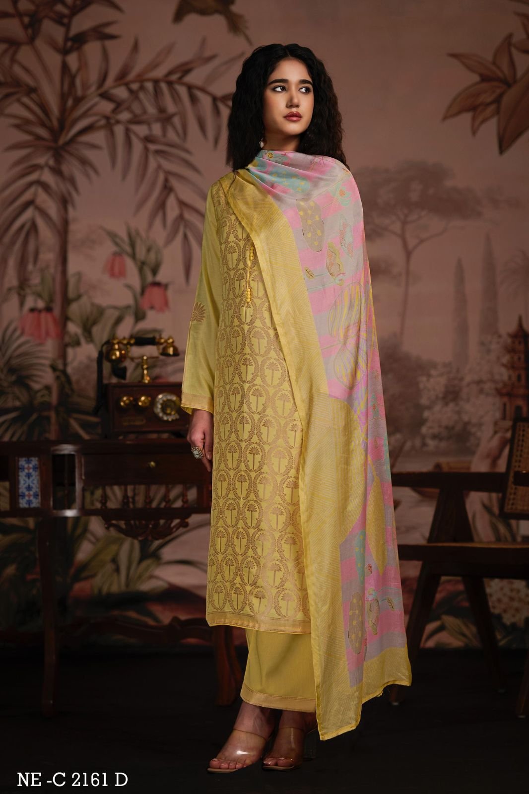 Netra Exclusive Aarna Supreme Pure Muslin Suit NE-C 2161 D