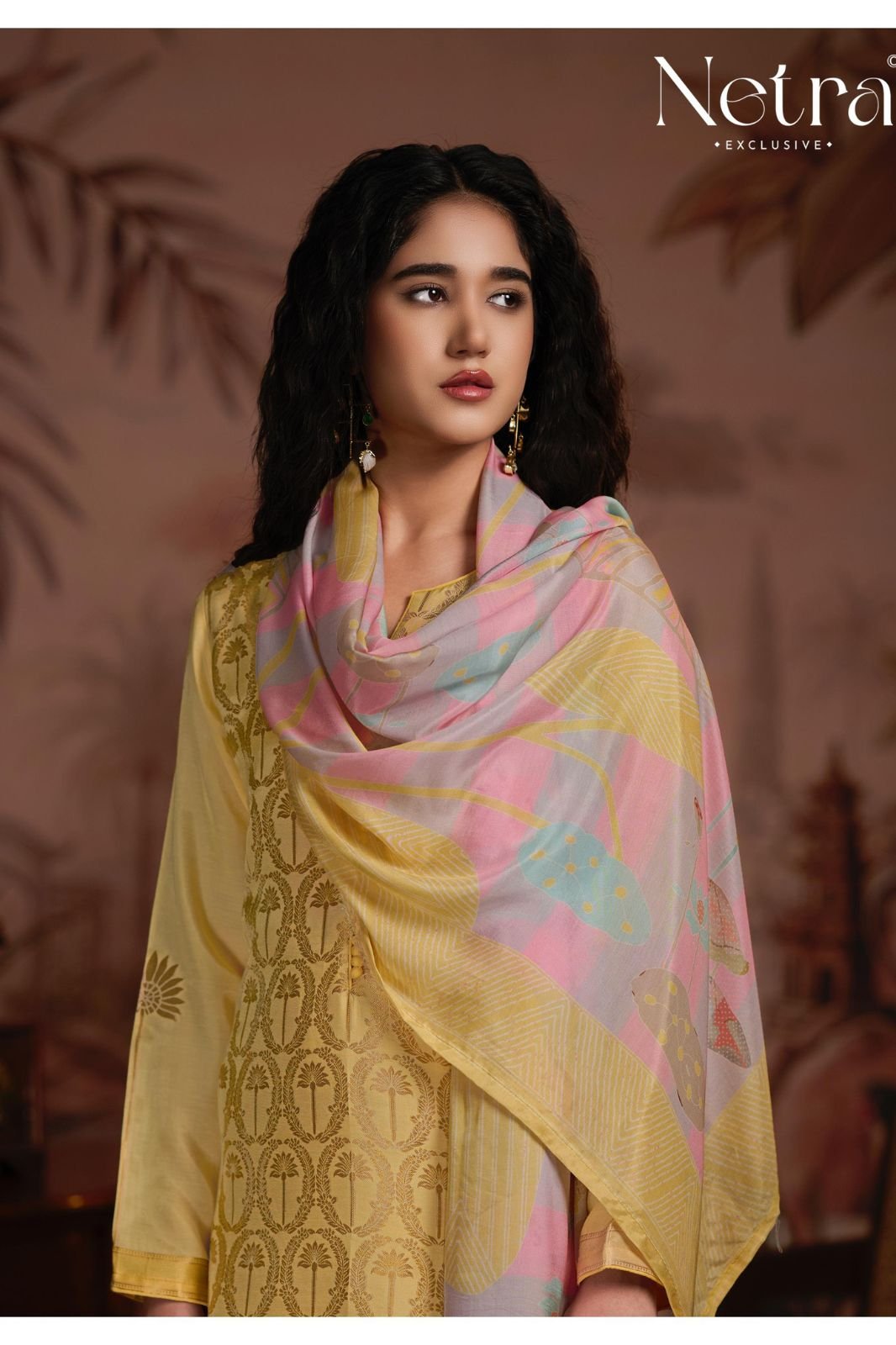 Netra Exclusive Aarna Supreme Pure Muslin Suit NE-C 2161 D