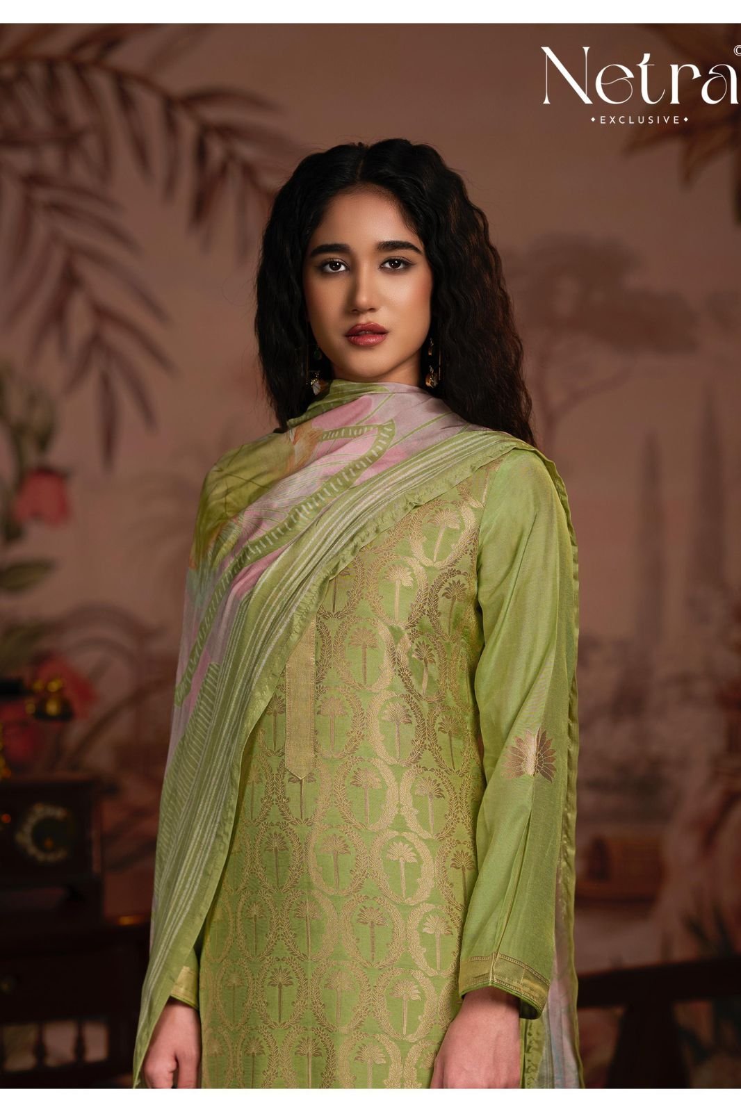 Netra Exclusive Aarna Supreme Pure Muslin Suit NE-C 2161 F